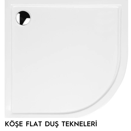 Corner Flat Shower Trays